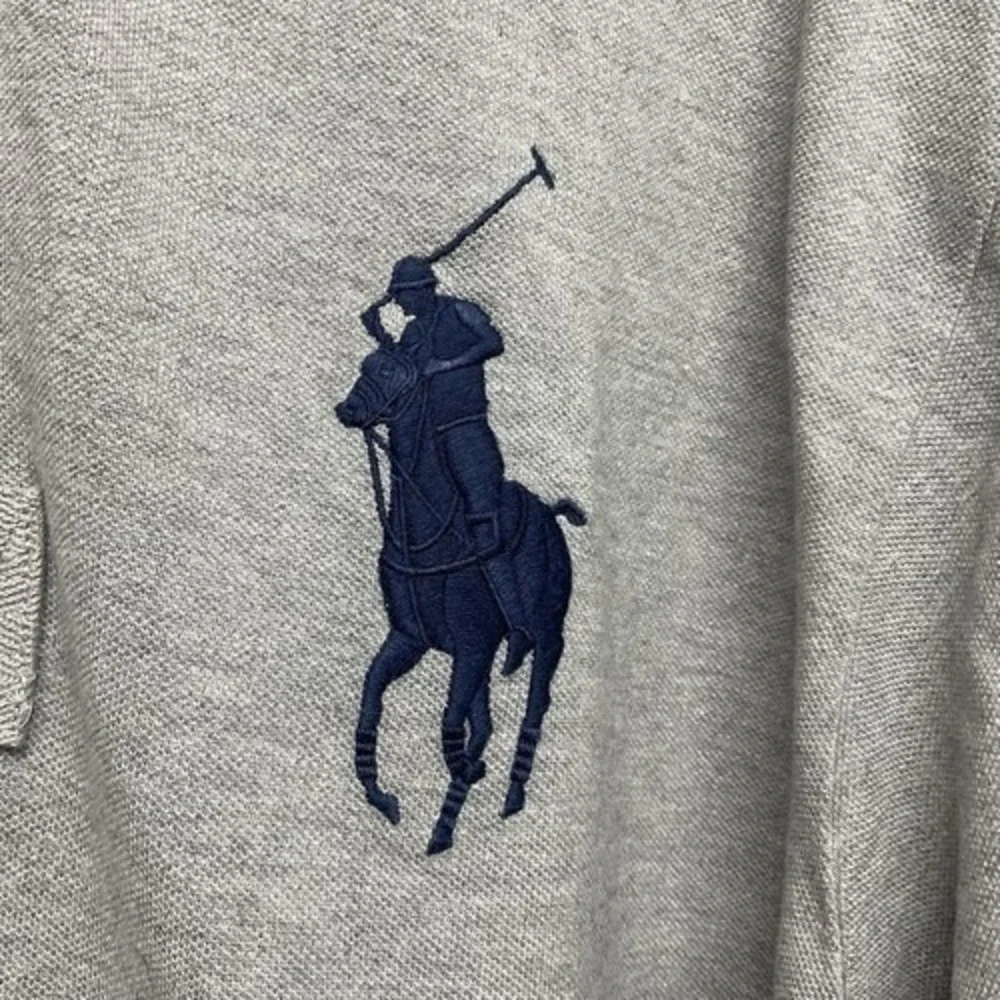Polo Ralph Lauren Grey Big Pony Logo Short Sleeve Polo Shirt Men 2XB Sri Lanka